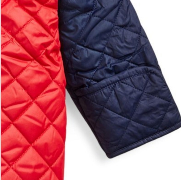 Ralph Lauren Baby  Colourblock Quilted Bunting - Picture 4 of 6